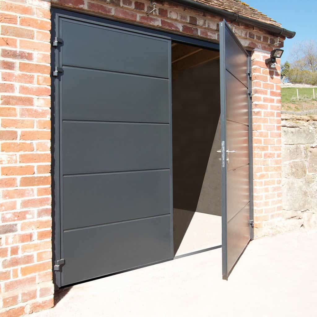 Twin Garage Doors
